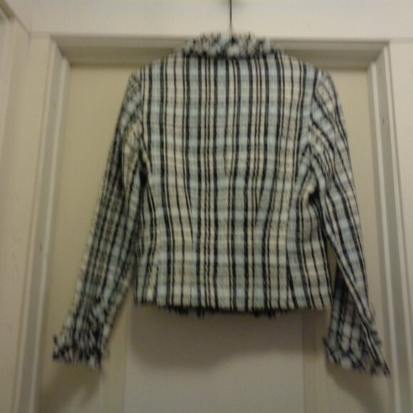 STAR BLUE JEANS INDIGO RISING TEXTURED WOVEN LADY JACKET W BLUE L - Picture 3 of 9